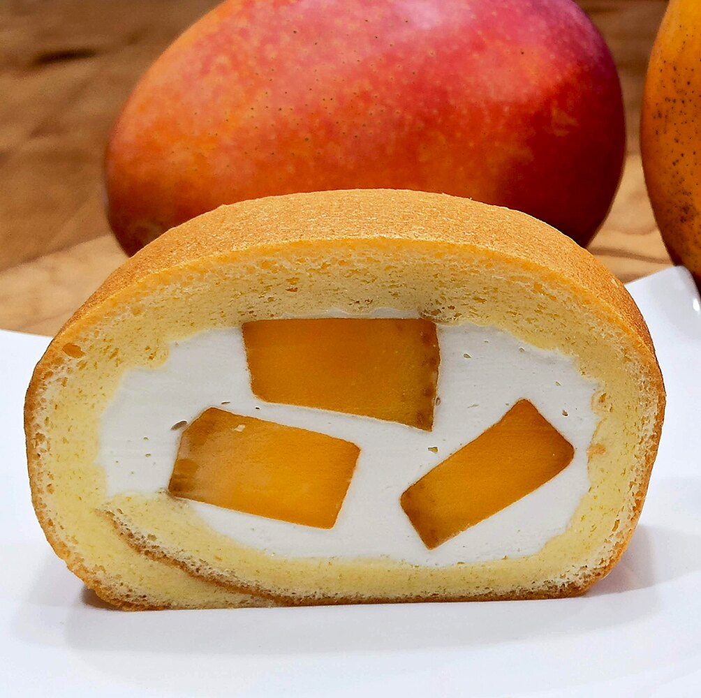 芒果生乳捲 蛋糕捲 瑞士捲 生乳捲 重量級 590克/入