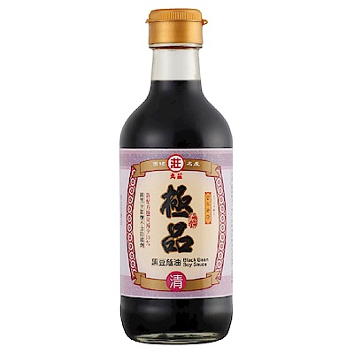 甘甜風味的特級極品蔭油風雅甘醇，清麗極致