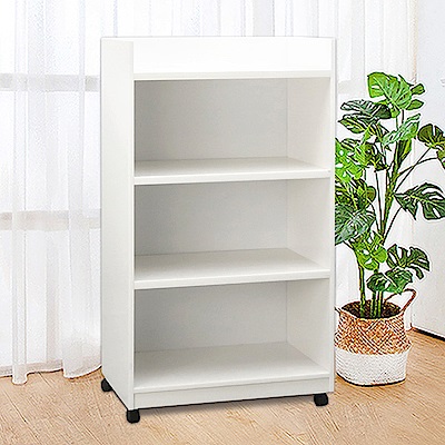 Bernice-2.1尺三格防水塑鋼附輪活動櫃(四色可選)-64x40x119cm