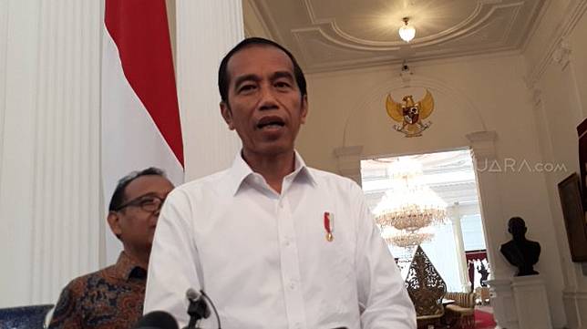 Capres nomor urut 01 Joko Widodo (Jokowi). (Suara.com/Umay Saleh)