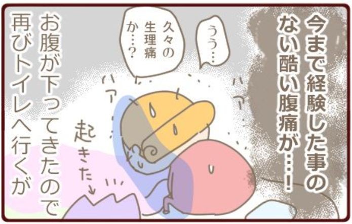 もしや卵巣破裂 生まれて初めて救急車を呼んだら 生理が激痛 １