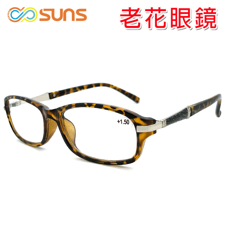 老花眼鏡 簡約優雅豹紋茶框老花眼鏡 閱讀眼鏡 佩戴舒適 閱讀眼鏡 時尚新潮流老花眼鏡