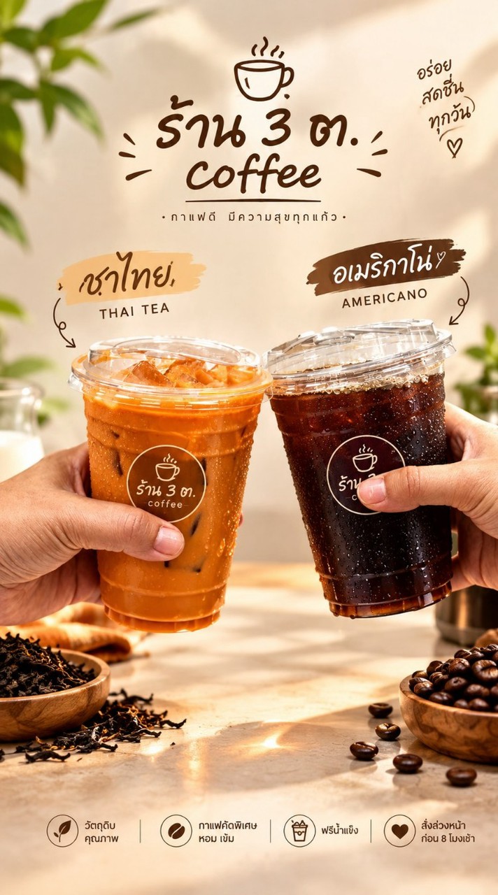 ร้านลับ 3ต Coffee ☕