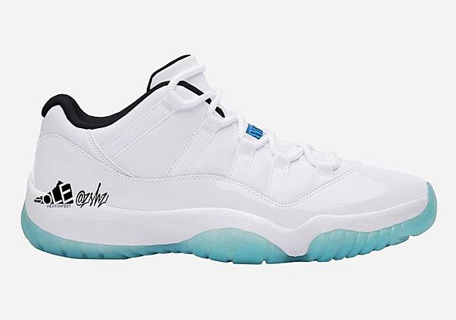 jordan xi white blue