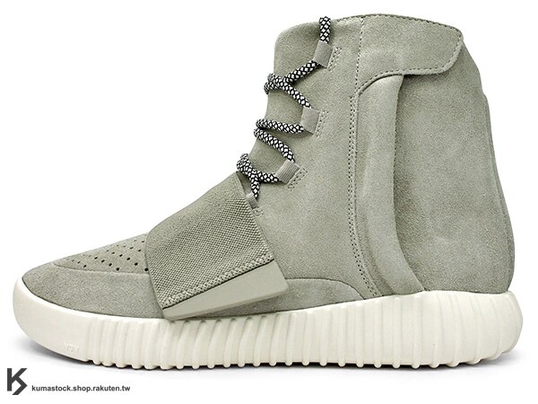 2015 限量發售 嘻哈歌手 Kanye West 設計 adidas YEEZY 750 BOOST 高筒 麂皮 灰色 黏扣帶 (B35309) !