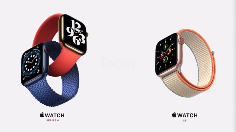 藍紅新色＋血氧偵測的Apple Watch Series 6 搭配Apple Watch SE 與新的