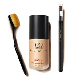 ◎專為亞洲女生打造-輕透高防曬係數防水抗汗3D光感自然裸妝，即使出油也會變美美的裸光奶油肌!!|◎|◎品牌:CINQUAIN思珂品牌定位:開架品牌種類:粉底液/粉條,粉餅/粉凝霜商品名稱:(小資彩妝組