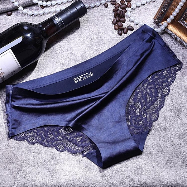 蕾絲內褲女性感 冰絲無痕低腰透明春夏純棉襠女士三角褲廠家批發