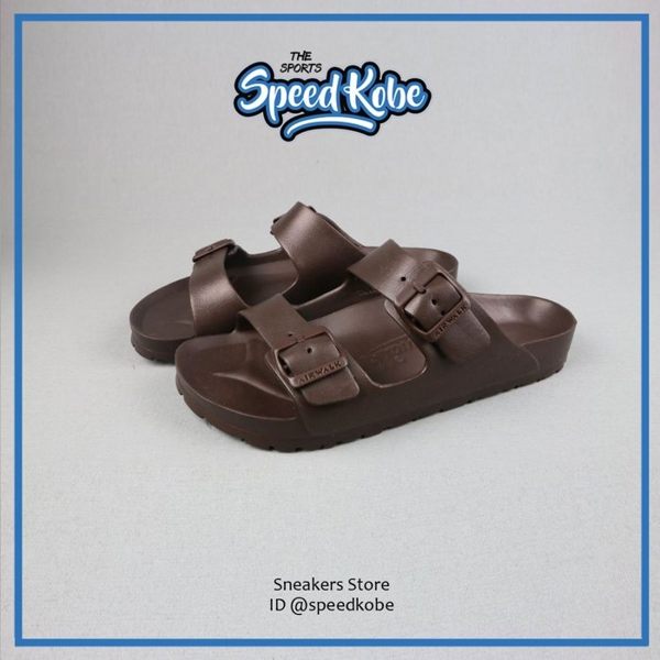 AIRWALK 拖鞋 勃肯 海灘鞋 防水 咖啡 男女 A755220-102【Speedkobe】