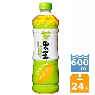 【免運直送】茶裏王日式無糖綠茶600ml-1箱(24入) 【合迷雅好物商城】