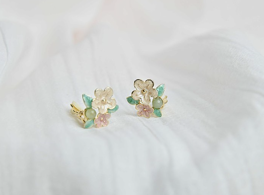 花朵系列耳夾