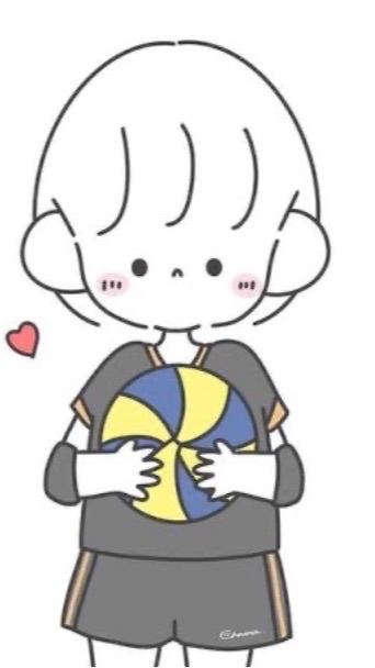 バレー部集合 !