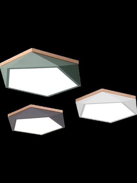 臥室燈簡約現代創意馬卡龍led吸頂燈主臥房間燈客廳書房燈具