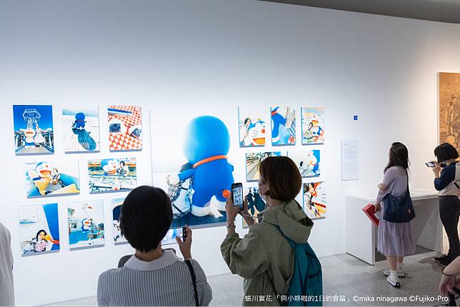 「THE哆啦A夢展」展場實景照。圖／聯合數位文創提供