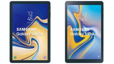 三星兩款平板來了！Galaxy Tab S4 及 Galaxy Tab A 10.5 預計八月底在台上市