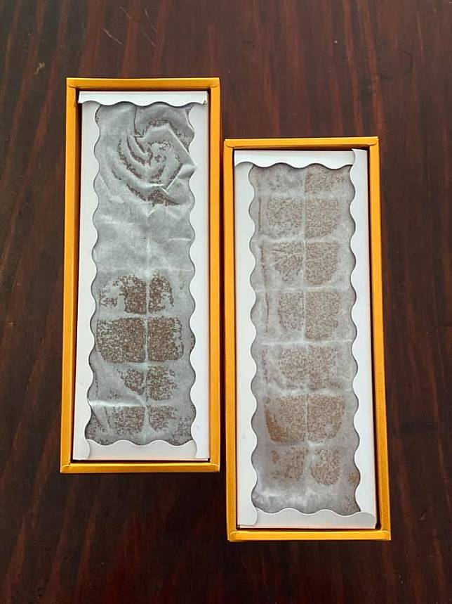 和慶屋的蛋糕包裝充滿傳統古風。