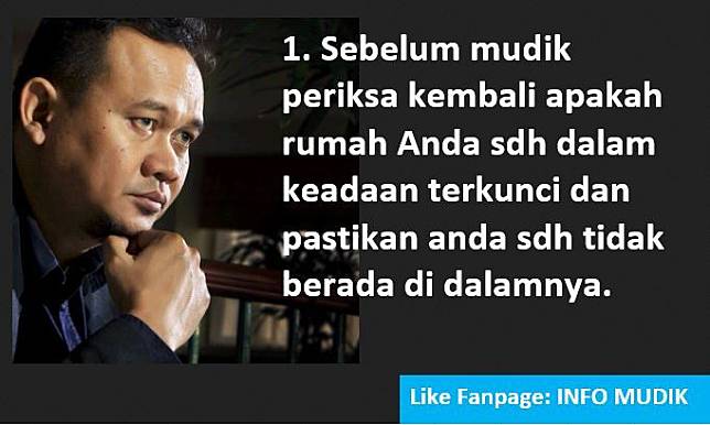 8 Tips Mudik ala Cak Lontong 'Ingat, Ini Mudik Bukan Minggat'