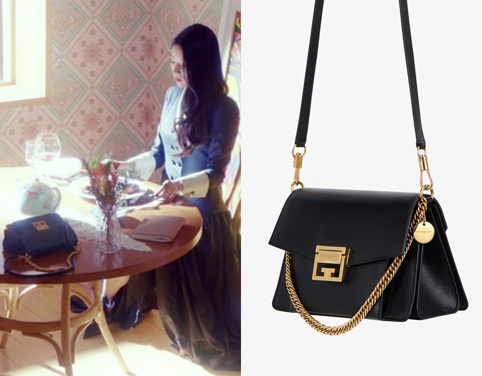 《雖然是神經病但沒關係》徐睿知包包4：GIVENCHY 方格粒紋皮革小號GV3包，NT85,500