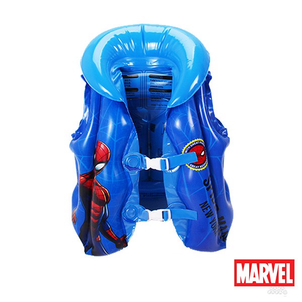 商品特色敘述：Marvel 漫威正版授權 鮮明顯眼亮色系，寶貝玩水更安全PVC材質製造，耐沙耐髒好清洗 輕巧好收納，攜帶便利 環保PVC材質製造，安全無毒 平滑不銳利，使用更舒適 內容物： 助浮背心*