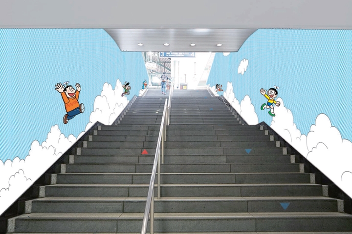 這個地鐵站裡藏有任意門！「哆啦A夢」迷必朝聖的日本卡通車站就是大雄、靜香、小夫、胖虎的遊樂園