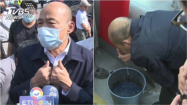 高雄市長韓國瑜視察公車防疫工作。(圖／TVBS)