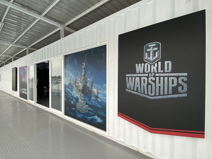 《戰艦世界》與 Razer 合作於台南安平打造「戰艦世界貨櫃體驗館」