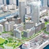 晴海フラッグの溜り場