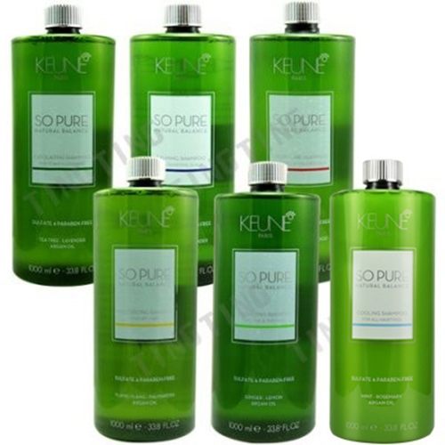KEUNE SO PURE 白千層淨屑/歐薄荷沁涼/ 葵花子/薰衣草/維辛素養護 髮浴 洗髮精多款 1000ml《小婷子》