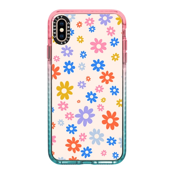 CASETiFY iPhone Xs Max Impact Case - Groovy Florals by Oh So Graceful