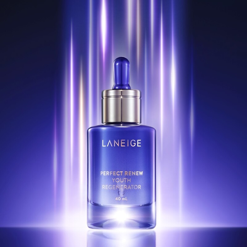 LANEIGE蘭芝完美新生肌能露AD形象圖。