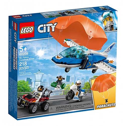 樂高LEGO 60208 City-Police 城市警察系列 - 航警降落傘追捕