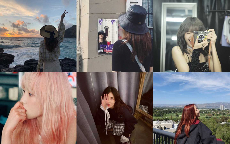 （圖／翻攝自IG@hyunah_aa、lalalalisa_m、taeyeon_ss、yoona__lim、sooyaa__）