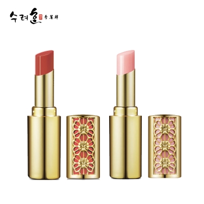 防止唇部乾燥隨體溫暈染出淡淡自然唇色~美呆嘍W韓孝周超美暈染唇色使用款