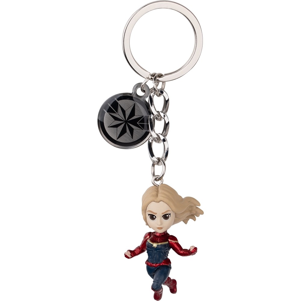 復仇者聯盟：終局之戰 蛋擊公仔鑰匙圈系列-驚奇隊長