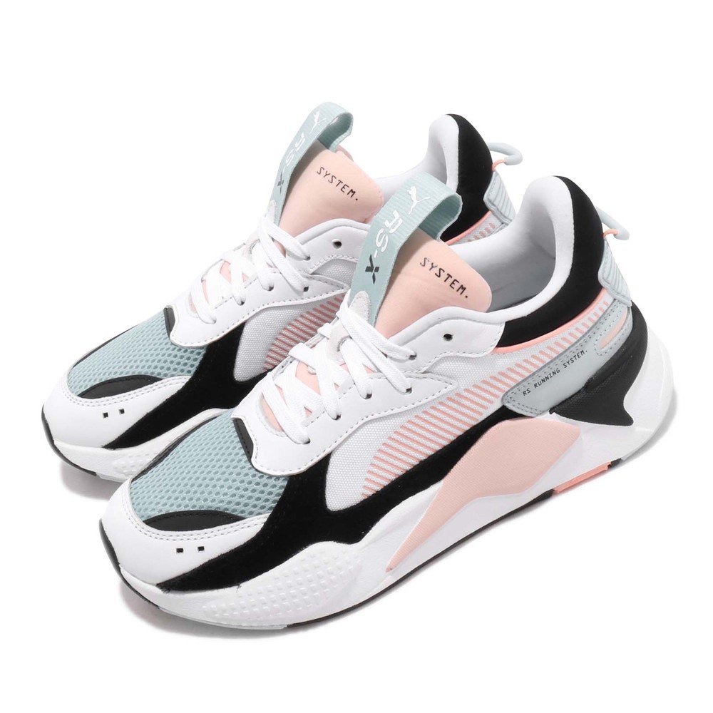 PUMA 休閒鞋 RS-X Reinvention 運動 女鞋 老爹鞋 經典款 舒適 穿搭 球鞋 粉 黑 [36957906]
