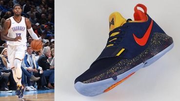 釣魚好時光靈感啟發 / Paul George 上腳 Nike PG 1 ‘Midnight in OKC’ PE