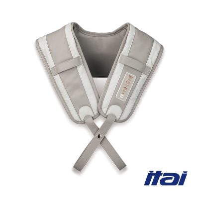 強力馬達，讓肌肉徹底放鬆 3種力度，更加迎合個人的需求 內建7種按摩方式，21段按摩變化 U型交叉式設計更服貼身體 完全台灣製造，品質再升級