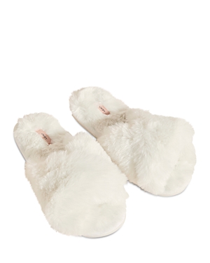 Eberjey Women's Plush Faux Fur Slippers