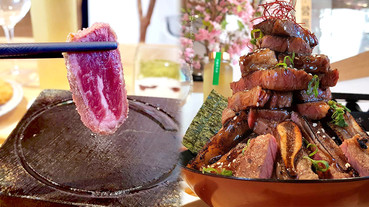IG打卡美食「嵐山熟成牛かつ專売」！台中超夯的浮誇系男子漢丼飯＆炸牛排絕對不能錯過