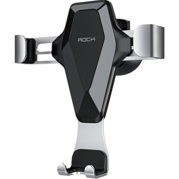 ROCK車載手機架汽車導航支架車用出風口卡扣式車上支撐多功能通用