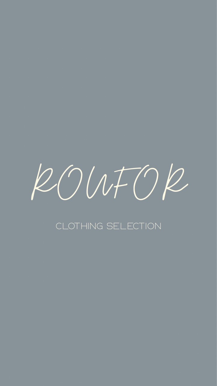 ROUFOR clothing｜每週服飾連線現貨/預購