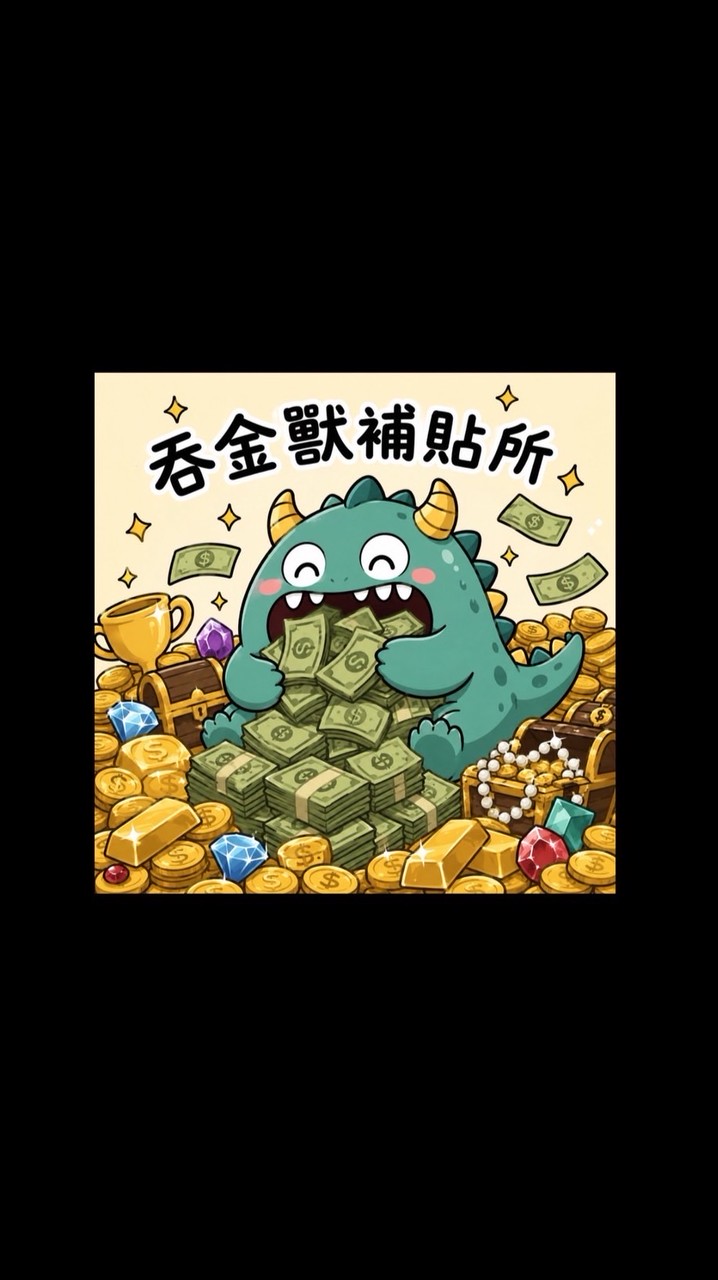 💰吞金獸補貼所💰