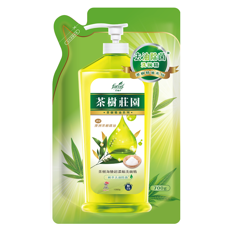 超濃縮淨油力創新超濃縮環保油切因子，富含更多洗淨成分，溫和低泡沫易沖洗，快速潔淨零油漬產品抗菌力‧添加100%純天然澳洲頂級茶樹精油，能深層清潔、迅速潔淨‧SGS認證，產品抗菌力可達99%安全無添加無