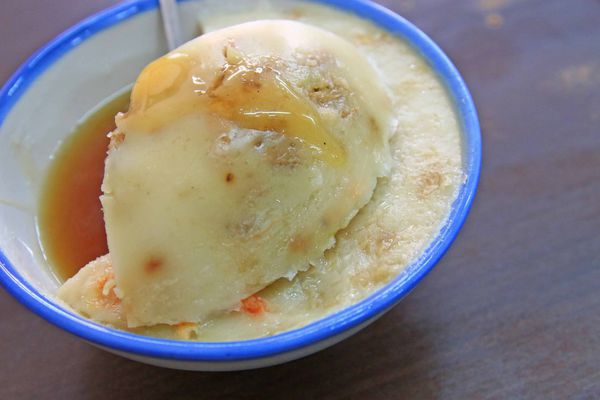 【新莊美食】府城碗粿-加入櫻花蝦的美味碗粿