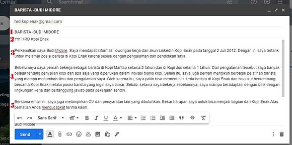 Contoh Body Email Lamaran Kerja Lengkap Dengan Trik Penulisannya Hipwee Line Today