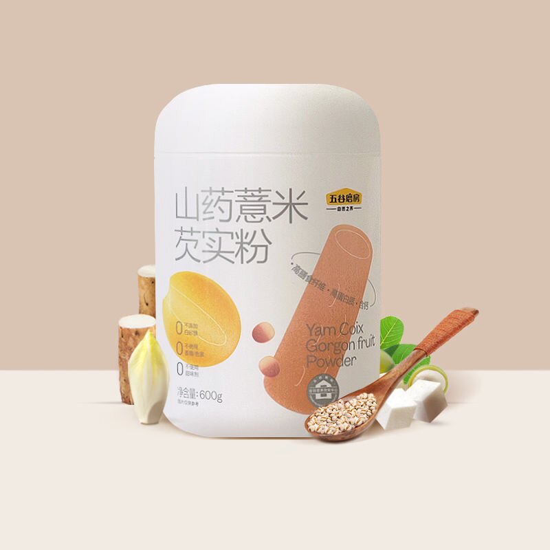五谷磨房 山藥薏米芡實粉 600g 營養早餐 即食沖泡飲 五穀飲品 樂飲唐心 大陸美食