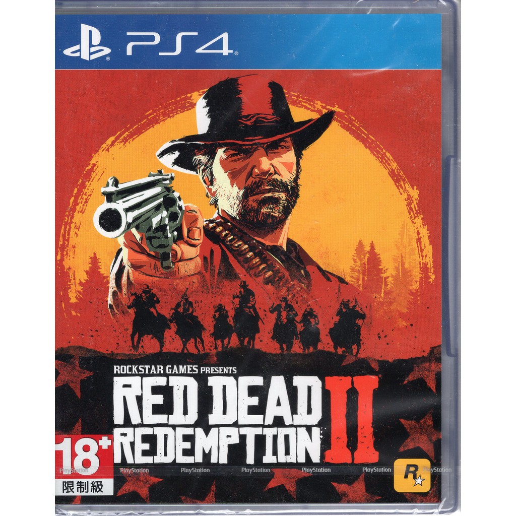 PS4 遊戲#碧血狂殺2#RedDeadRedemption2 中文亞版全新未拆封※軟體屬於著作權商品，經拆封視同購買，恕無法接受退換貨，謝謝 時間是 1899 年的美國。執法人員開始追捕殘存的亡命之