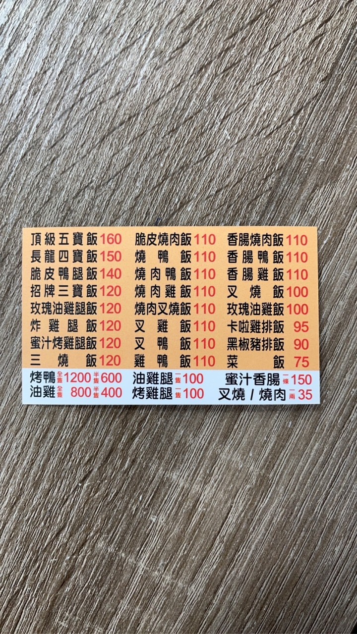 八里 長龍燒臘便當店