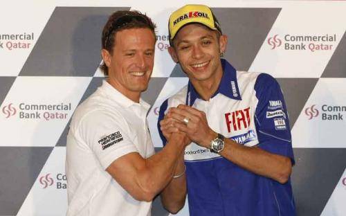 Sete Gibernau dan Valentino Rossi