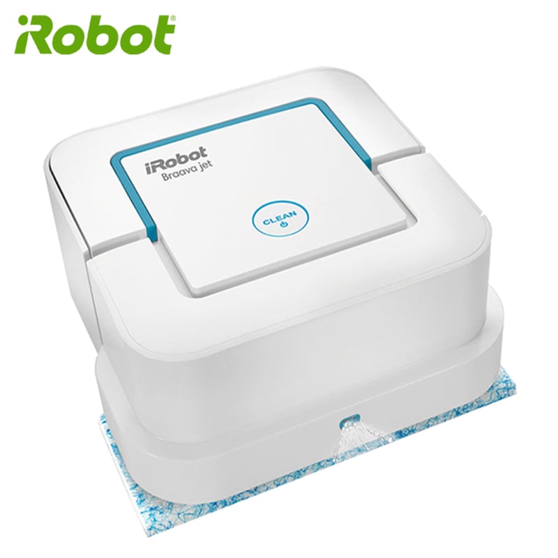 【買就送原廠拋棄式抹布】美國iRobot Braava Jet 240 低噪音 濕拖 濕擦 乾擦三用機器人擦地機 保固15個月